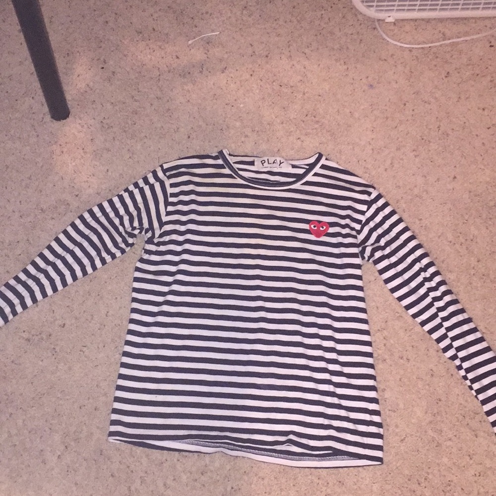 Comme des Garcóns, Striped Long Sleeve Shirt